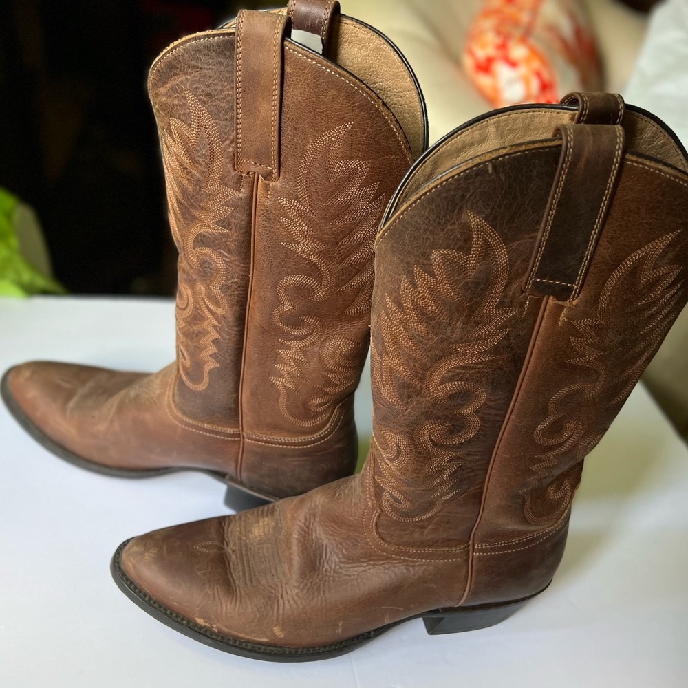 Cody James Mens Leather Western Boot 10D - Boot Barn